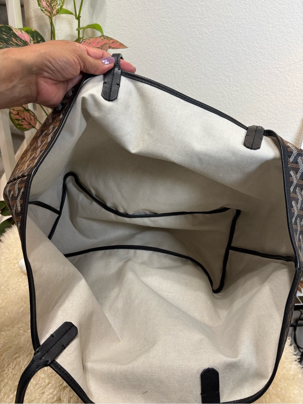 Goyard Saint Louis GM Black tote bag *EUC - Picture 6 of 11